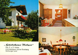 AK Um 1970 Österreich Gästehaus Holzer Mühlbach Bei Bramberg, Innen Und Außenansicht - Mühlbach Am Hochkönig