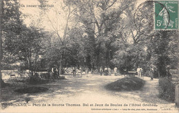 CPA 26 CONDILLAC PARC DE LA SOURCE THOMAS BAL ET JEUX DE BOULES DE L'HOTEL GRANON - Otros & Sin Clasificación