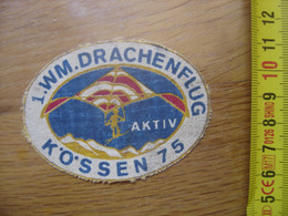 Ecusson Patch 1 WM DRACHENFLUG KOSSEN 75 AKTIV - Paracadutismo