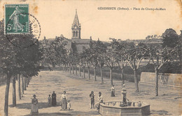 CPA 26 GENISSIEUX PLACE DU CHAMP DE MARS - Otros & Sin Clasificación