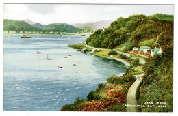 Ref 1487 - Early Postcard - Oban From Cardingmill Bay - Argyllshire Scotland - Argyllshire