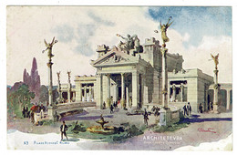 Ref 1487 - Italy Exhibition Postcard - No. 9 - Dell'Espozisioni Di Milano 1906 - Architettvra - Expositions