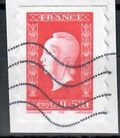 France 2005 YT 3841 (adh 66) Marianne  De Dulac Sur Fragment Oblitéré - Used Stamps