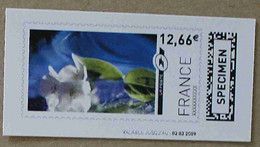 Ti02-03 : SPECIMEN - Fleurs 12.66 € (autoadhésif / Autocollant) - Especimenes