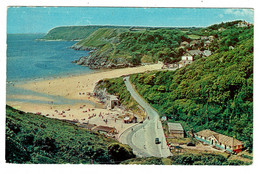 Ref 1488 - 1960 Postcard - Brandy Cove & Caswell Bay Glamorgan Wales - Mental Health Slogan - Glamorgan