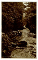 Ref 1489 - Judges Real Photo Postcard - Fairy Glen - Bettws-Y-Coed Caernarvonshire Wales - Caernarvonshire