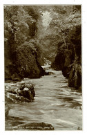 Ref 1489 - Judges Real Photo Postcard - Fairy Glen (2) - Bettws-Y-Coed Wales - Caernarvonshire