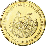 San Marino, 20 Euro Cent, 2005, Unofficial Private Coin, SPL, Bi-Metallic - Privatentwürfe