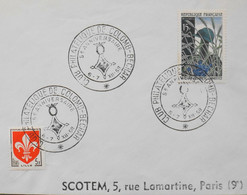 Lettre 1er Jour ALGERIE 1958 - CLUB PHILATELIQUE De COLOMB-BECHAR - Daté Les 6/7.7.1958 - TBE - FDC