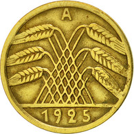 Monnaie, Allemagne, République De Weimar, 5 Reichspfennig, 1925, Berlin, SUP - 5 Rentenpfennig & 5 Reichspfennig