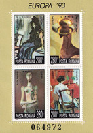 EUROPA 1993 ART  ROMANIA BLOCK MNH - Other & Unclassified