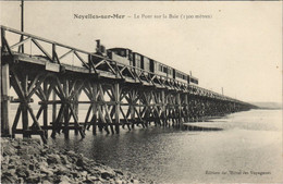 CPA NOYELLES-sur-MER Le POnt Sur La Baie LOCOMOTIVE (751154) - Noyelles-sur-Mer