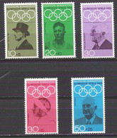 DEUTSCHLAND BUND Olympic Games 1968  Michel 561 / 565 ** - Nuovi