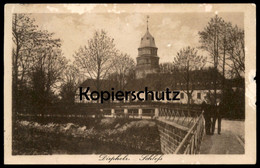 ÄLTERE POSTKARTE DIEPHOLZ SCHLOSS ZWEI MÄNNER VERM. STUDENTEN STUDENT 1918 Chateau Castle Ansichtskarte AK Cpa Postcard - Diepholz