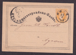 Austria - Stationery Sent From Graz To Zagreb 1873 With Imprinted Prices For Iron Goods. - Altri & Non Classificati