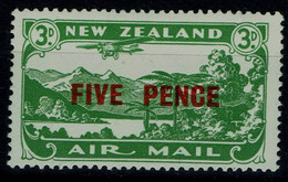 NEW ZEALAND 1931 AIR MAIL WITH OVERPRINT MI No 184 MLH VF!! - Airmail