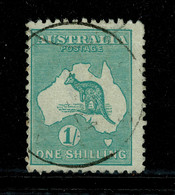 Ref 1491 - Australia 1920 1/= Kangeroo SG 40b - Fine Used Stamp - Oblitérés