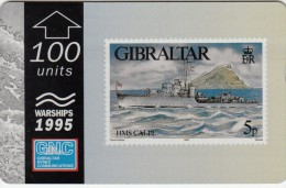 GIBRALTAR 1995  - WARSHIPS - HMS CALPE (new - Not Used) - Gibraltar