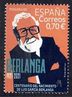 ESPAÑA 2021 ** MNH ED. 5495 PERSONAJES. CENT. NACIM. LUIS G. BERLANGA - Unused Stamps