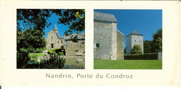 CP De NANDRIN , Porte Du Condroz " L'Eglise De Saint-Séverin , La Tour-donjon De Nandrin " - Nandrin