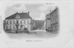 CPA 25 MORTEAU LA PLACE CARNOT - Sonstige & Ohne Zuordnung