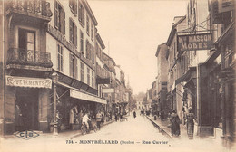 CPA 25 MONTBELIARD RUE CUVIER - Other & Unclassified