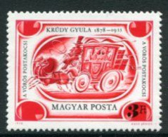 HUNGARY 1978 Krudy Centenary MNH /**.  Michel 3318 - Unused Stamps