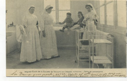 SANTE - Hôpital-Ecole De La Société De Secours Aux Blessés Militaires - Salle De Pansements - Health