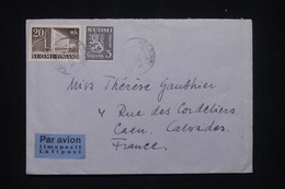 FINLANDE - Enveloppe De Helsinki Pour La France Par Avion - L 100144 - Storia Postale