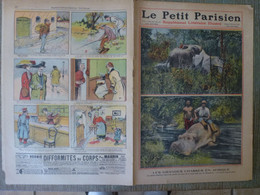 Journal Le Petit Parisien Novembre  1909 Grandes Chasses Afrique Accident Espana Dirigeable - Le Petit Parisien