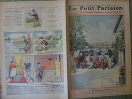 Journal Le Petit Parisien Septembre  1909 Militaria Coiffeurs En Plein Air Militaires Accident Du République - Le Petit Parisien