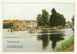 AK Zehdenick Havelstadt Boote Wasser - Zehdenick