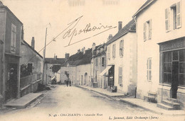 CPA 25 ORCHAMPS GRANDE RUE - Autres & Non Classés