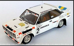 Fiat 131 Abarth - Marku Alen/I. Kivimäki - Suède 1979 #2 - Troféu - Trofeu