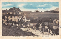 CPA 25 JOUGNE LE MODERN HOTEL LES TERRASSES - Sonstige & Ohne Zuordnung