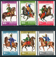 HUNGARY 1978 Hussar Uniforms MNH /**.  Michel 3259-64 - Unused Stamps