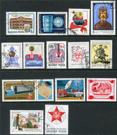 HUNGARY 1978 Fourteen Single Commemorative Issues, Used. - Usado