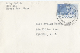 Canada Brief Uit 1956 Met 1 Zegel  (1896) - Andere & Zonder Classificatie