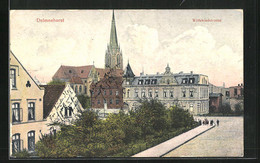 AK Delmenhorst, Kirche Mit Wittekindstrasse - Delmenhorst