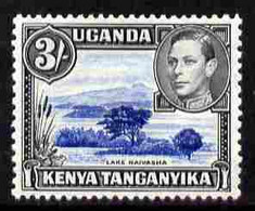 Kenya, Uganda & Tanganyika 1938-54 KG6 Lake Naivasha 3s P13 X 11.75 Mounted Mint SG147 - Autres & Non Classés