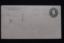 ETATS UNIS - Entier Postal Commercial De San Francisco En 1909 Pour Bône ( Algérie ) - L 100198 - 1901-20
