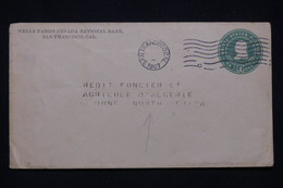 ETATS UNIS - Entier Postal Commercial De San Francisco En 1907 Pour Bône ( Algérie ) - L 100200 - 1901-20