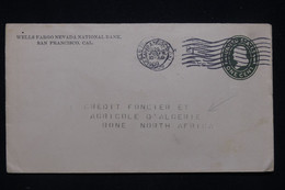 ETATS UNIS - Entier Postal Commercial De San Francisco En 1909 Pour Bône ( Algérie ) - L 100205 - 1901-20