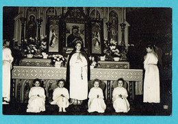 * Zelzate (Oost Vlaanderen) * (carte Photo - Fotokaart) église, Autel, Animée, Enfants, Altaar, Unique, TOP, Rare, Kerk - Zelzate