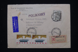 POLOGNE - Enveloppe En Recommandé  De Warszawa Pour La France En 1964 - L 100241 - Briefe U. Dokumente