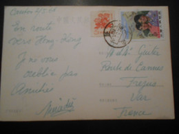 Chine , Carte De Canton 1966 Pour Frejus - Cartas & Documentos