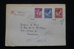 SUÈDE - Enveloppe En Recommandé De Alingsas Pour La France En 1965 - L 100245 - Lettres & Documents