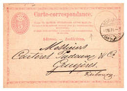 Suisse - Entiers Postaux - Entiers Postaux