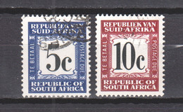 South Africa 1968 Porto Mi 63 + 65 Canceled - Strafport