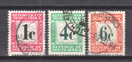 South Africa 1961 Porto Mi 51-53 Canceled - Portomarken